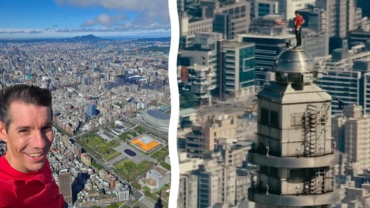 Alex Honnold escala sin cuerdas un rascacielos en Taipéi y sorprende al revelar lo que le pagó Netflix