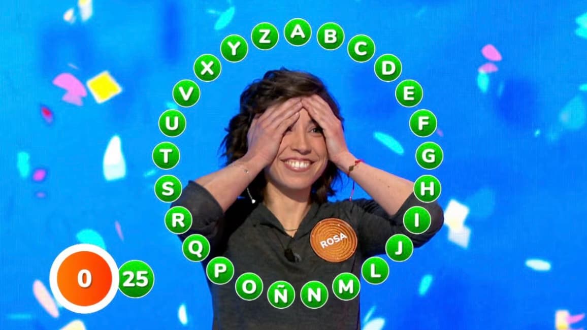Confirmado: Rosa gana el mayor bote de la historia de Pasapalabra con 2.716.000 euros