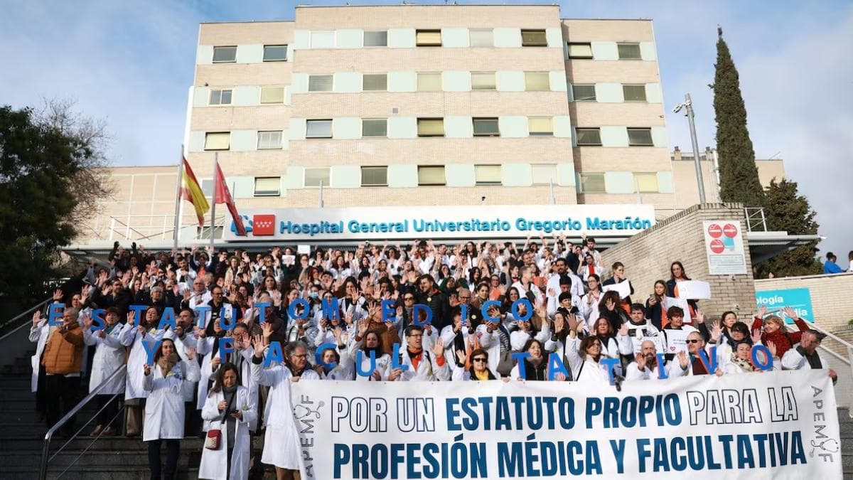 Los médicos inician esta semana una huelga nacional para exigir un Estatuto Marco propio y mejores condiciones laborales