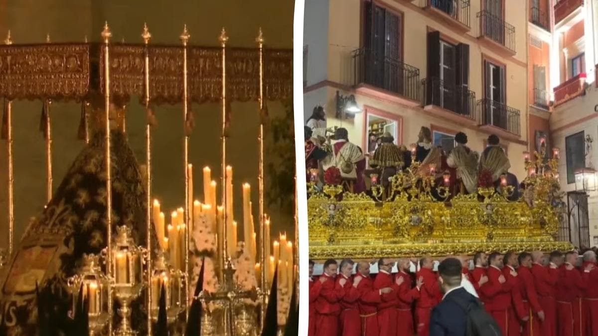 La Madrugá de Sevilla y Málaga vuelve a emocionar a miles de personas en la noche más intensa de la Semana Santa