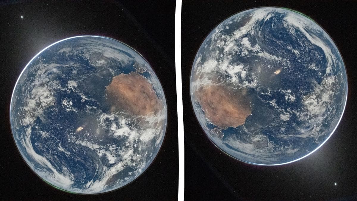 La NASA publica una impactante imagen de la Tierra captada desde la nave Orion en la misión Artemis II